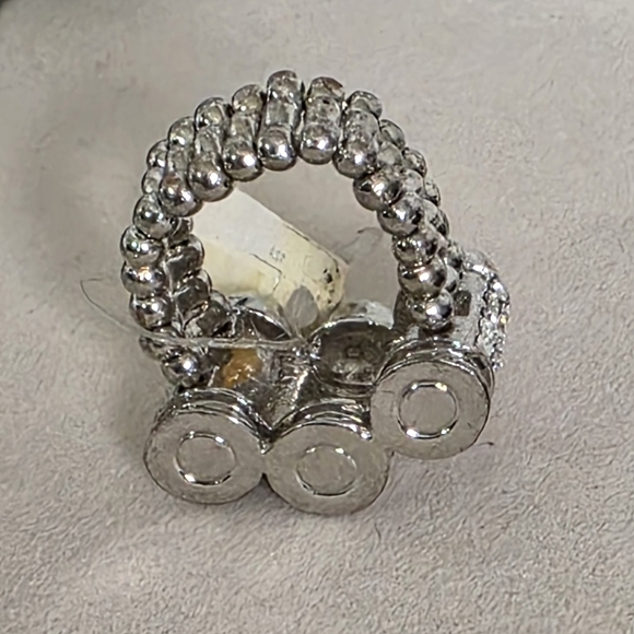 Silver Statement Bullet Ring - Picture 5 of 8